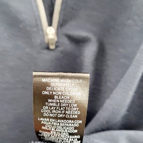 Hawke & Co Navy Blue Breathable 1/4 Zip Pullover Activewear Sweater Men’s Sz XL - Picture 7 of 7